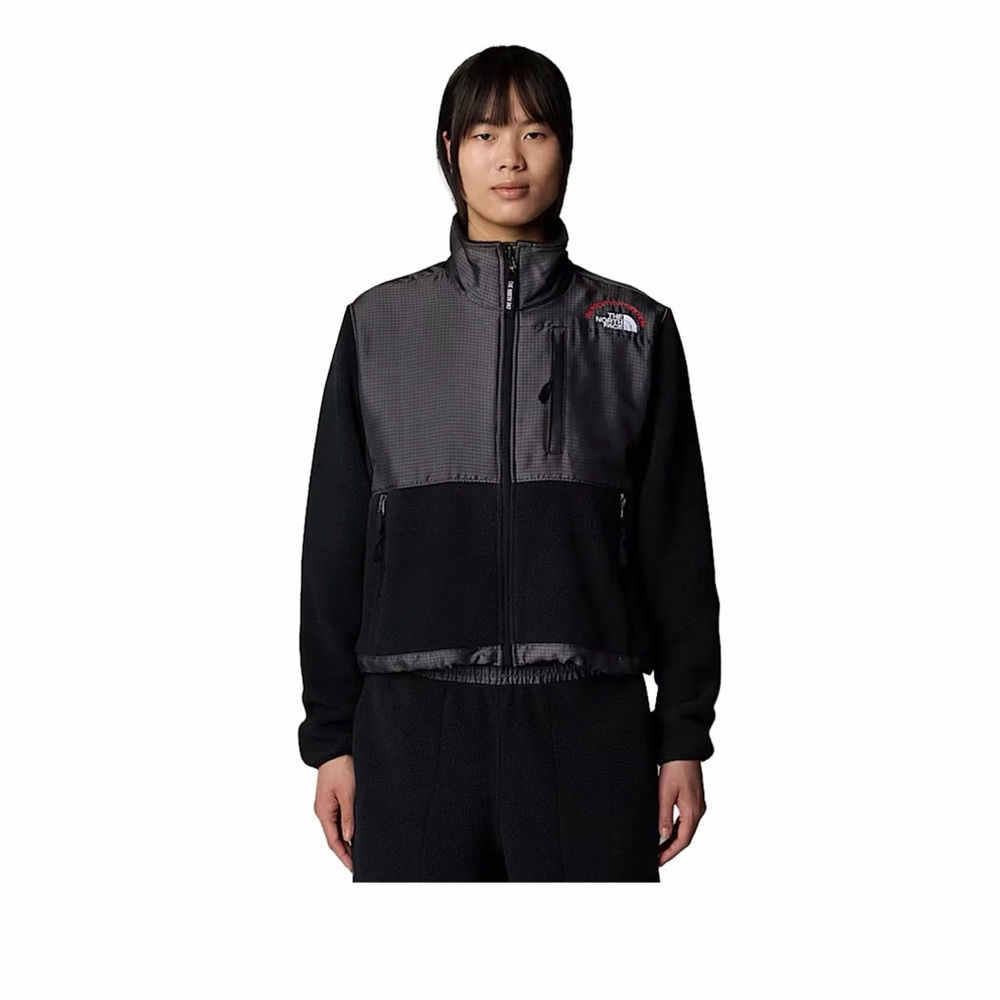 NEW SIZE SMALL North Face RETRO DENALI JACKET Fleece jacket black moonstone grey